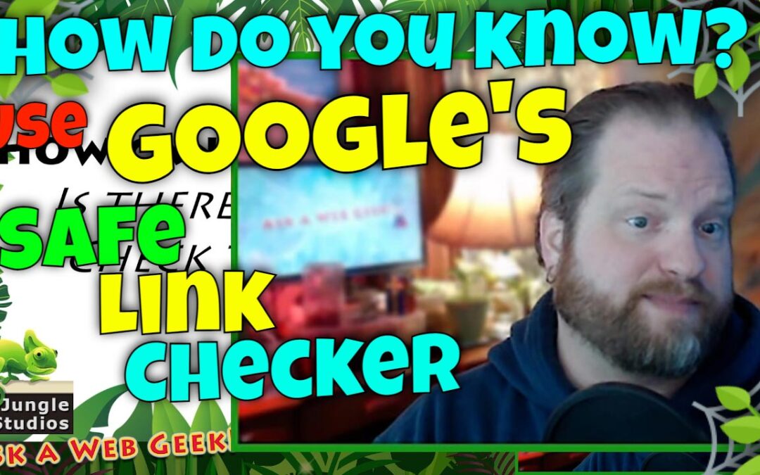 GB044-01 – Use Google’s Safe Link Checker to Check that Website Address!